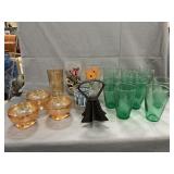 Lot Of Vintage Glassware, Antique Food Chopper