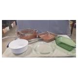 Assorted Kitchen Items Including Copper Chef
