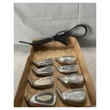 (8) Assorted New Golf Irons, Craftsman Strap