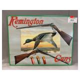 Retro Remington Metal Advertising Sign