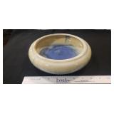(1) Vintage Fulper Art Pottery Low Bowl (9"