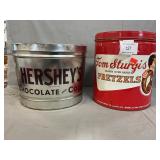 Hersheyï¿½s Chocolate & Tom Sturgis Pretzel Tins