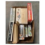 Box Lot Of Games, Craft Kits, Puzzles
