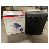 Sunbeam Humidifier, Aurora Paper Shredder