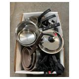 Box Lot Of Cookware