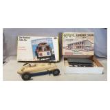 (2) Vintage Model Kits & (1) Vintage Race Car