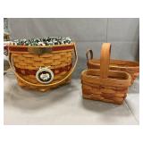 (3) Longaberger Baskets Including 1997 Snowflake