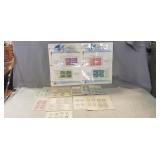 Tray Of Assorted Vintage Collector Stamps