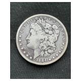 1884 Morgan Silver Dollar