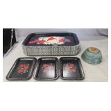 (18) Metal Trays & Musical Piece (No Key)