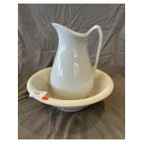 Ironstone Basin and Pitcher