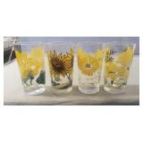 (4) Vintage Peanut Butter Glasses