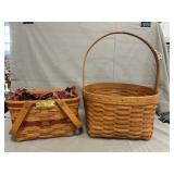 (2) Longaberger Baskets Includng 1992 Seasonï¿½s