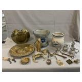 Penn State Pottery, Brassware, Pewter, Skeleton