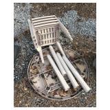 Plastic Table & Chairs