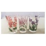 (3) Vintage Peanut Butter Glasses