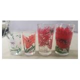 (4) Vintage Peanut Butter Glasses