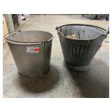 Coal Bucket With Contents, Metal Pail