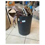 Barrel With Levels, Square, Gloves, Saddlebag