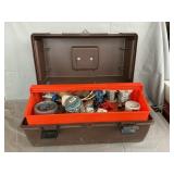 Tool Box With Solder Wire, Spigots, Hardware