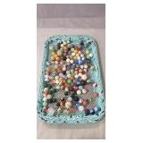 Tray Of Assorted Marbles