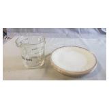 (1) Vintage Fire-King Measure Cup & (3) Vintage