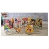 (14) Assorted Vintage Cartoon Collector Glasses