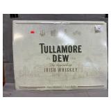 Embossed Metal Tullamore D.E.W. Advertising Sign