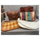 Alligator Souvenir & Assorted Vintage Purses