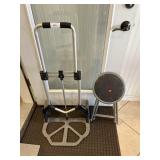Folding Hand Cart With Folding Stool
