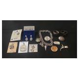 Tray Of Assorted Sterling Silver Jewelry