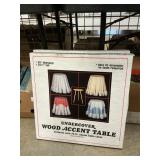 Pair Of Boxed Wood Accent Tables