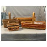 (4) Longaberger Baskets