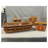 (4) Longaberger Baskets