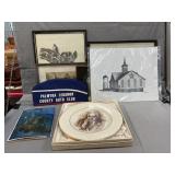 Assorted Artwork, Milton Hershey Plate, Auto Club