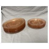 Pink Depression Plates