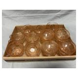 Pink Depression Tea Cups and More