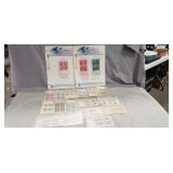 Tray Of Assorted Vintage Collector Stamps