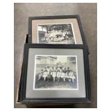 Box Lot With Vintage Photos, Books, Bible