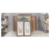 Box Lot Of Assorted Wall Hangers/Art