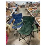 Pair Of Collapsible Chairs, (No Bags)