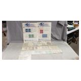 Tray Of Assorted Vintage Collector Stamps