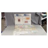 Tray Of Assorted Vintage Collector Stamps