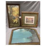 (3) Framed Artwork