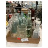 Lot Of Vintage Bottles, Mug