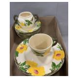 Franciscan Pottery Plates, Sugar (No Lid), Cup