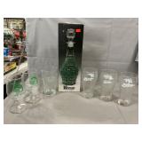 Wexford Decanter, Coca-Cola, Advertising Glasses