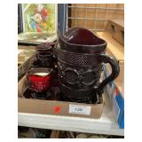 Assorted Avon Cape Cod Ruby Red Glassware