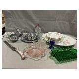 Lot Of Asst. Silverplate, China, Glassware