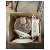 Box LotOf Assorted Transferware, China